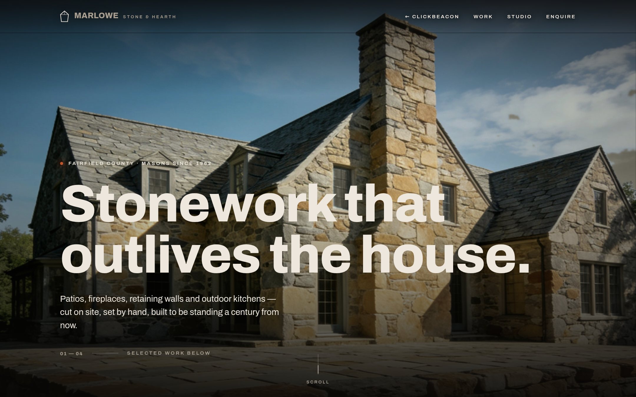 Marlowe Stone and Hearth website